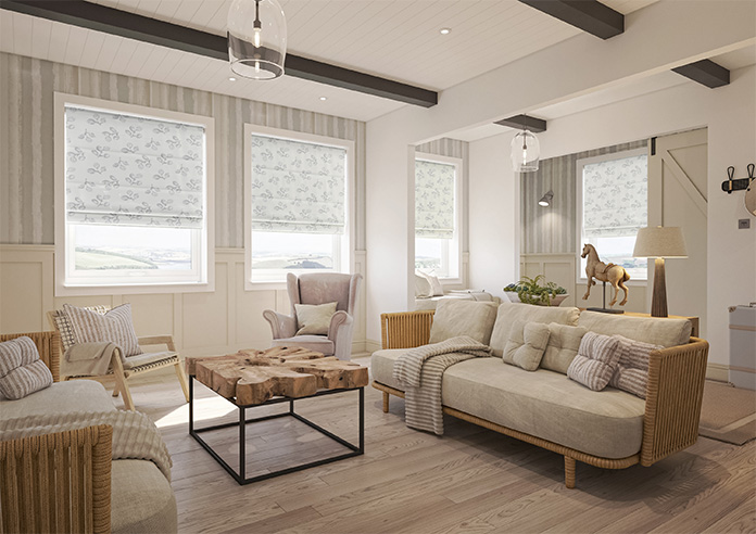 Loralei, Porcelain - Roman Blind - Image 6